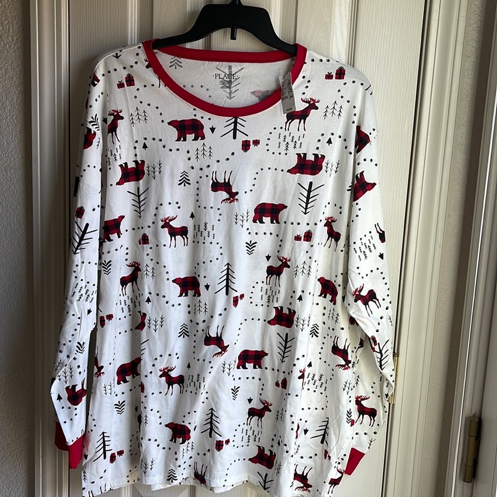 NWT PLACE L/S SLEEP SHIRT SZ XXXL